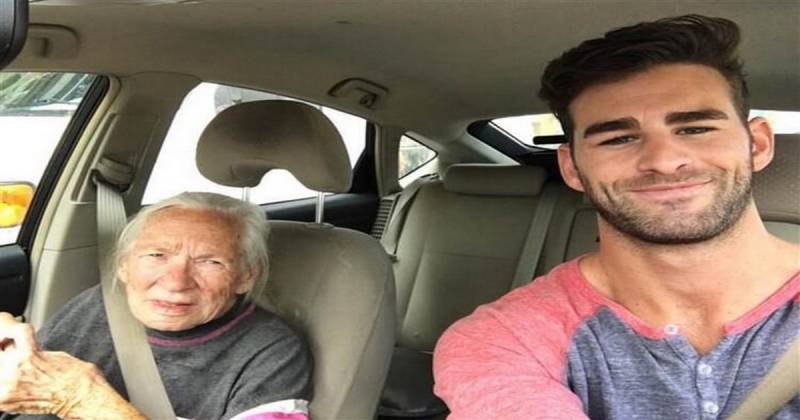 Невероятно, но это правда: молодой парень предложил своей 89-летней подруге жить вместе