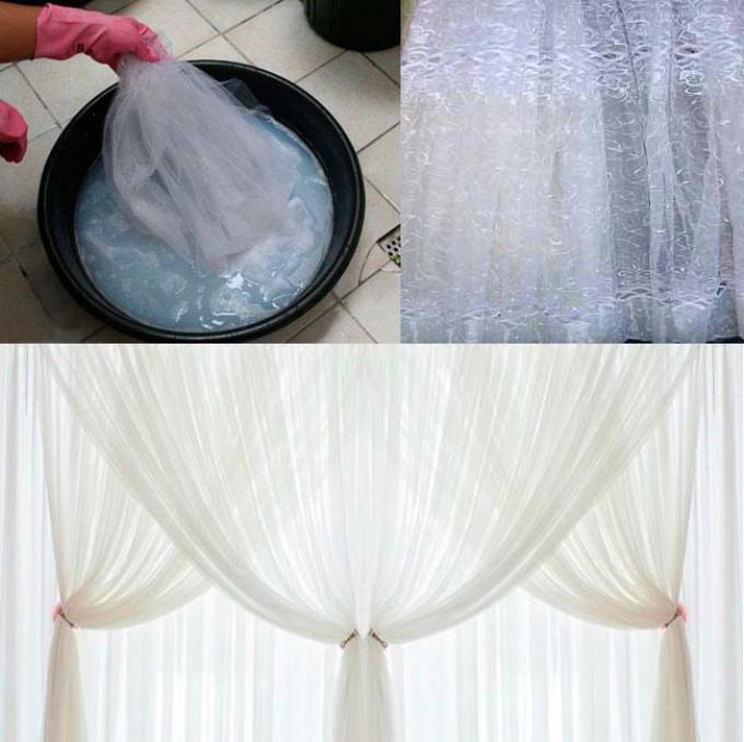 Как правильно стирать тюль и другие ткани чтобы они не пожелтели