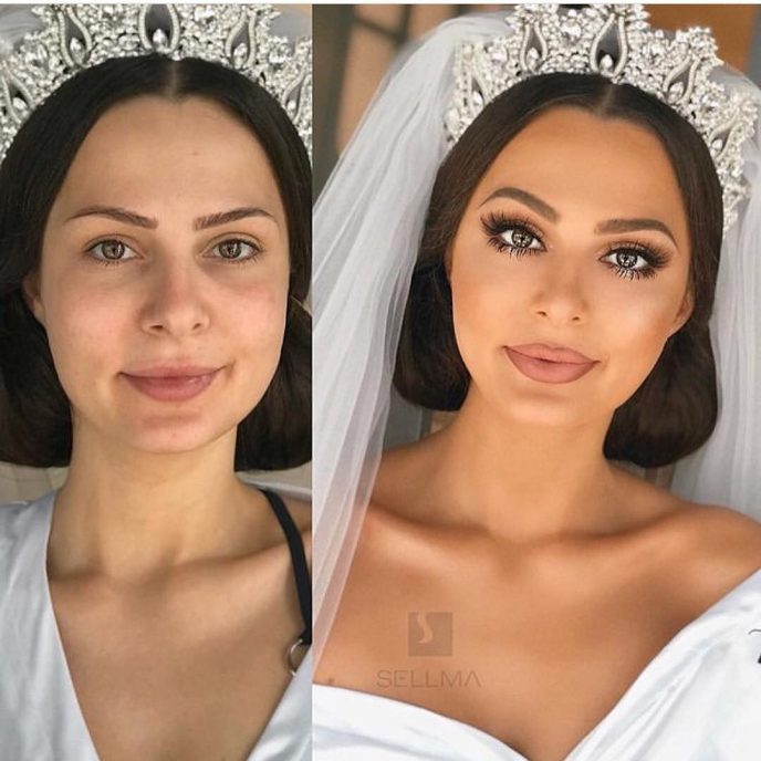 Свадебный макияж, который сделал невест неузнаваемыми
