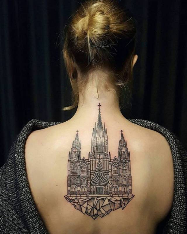 Самые изящные архитектурные татуировки, которые нужно увидеть