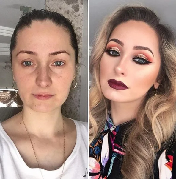 Как макияж может изменить внешность: невероятные перемены