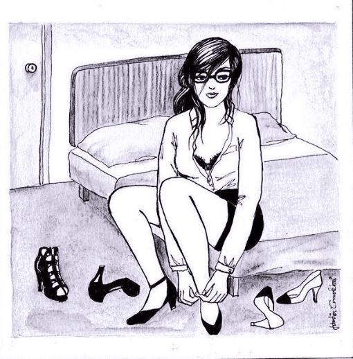 20 рисунков о том, что делают женщины в одиночестве