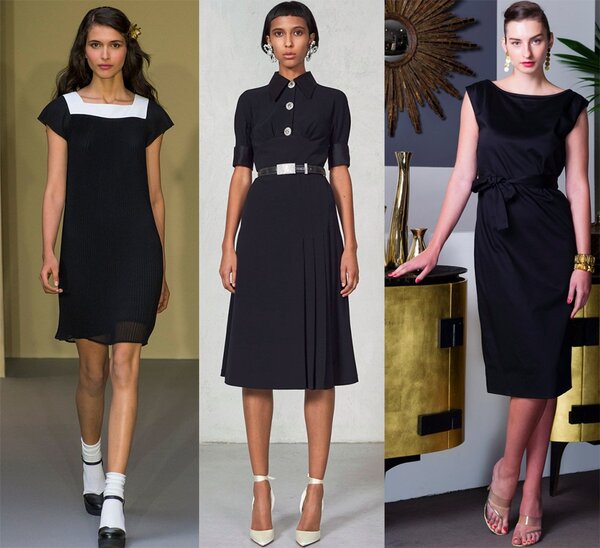 Черное платье — всегда в тренде