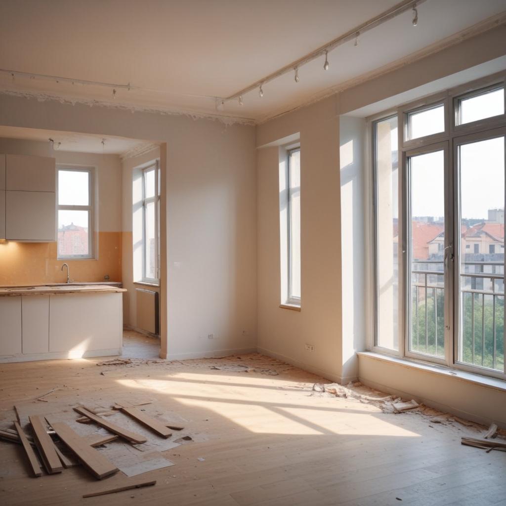 Ремонт квартир под ключ с материалами: цены от 100 000 тг за м²